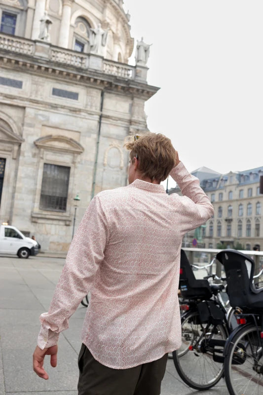 Handmade cotton printed half sleeve shirt Indian handmade shirt