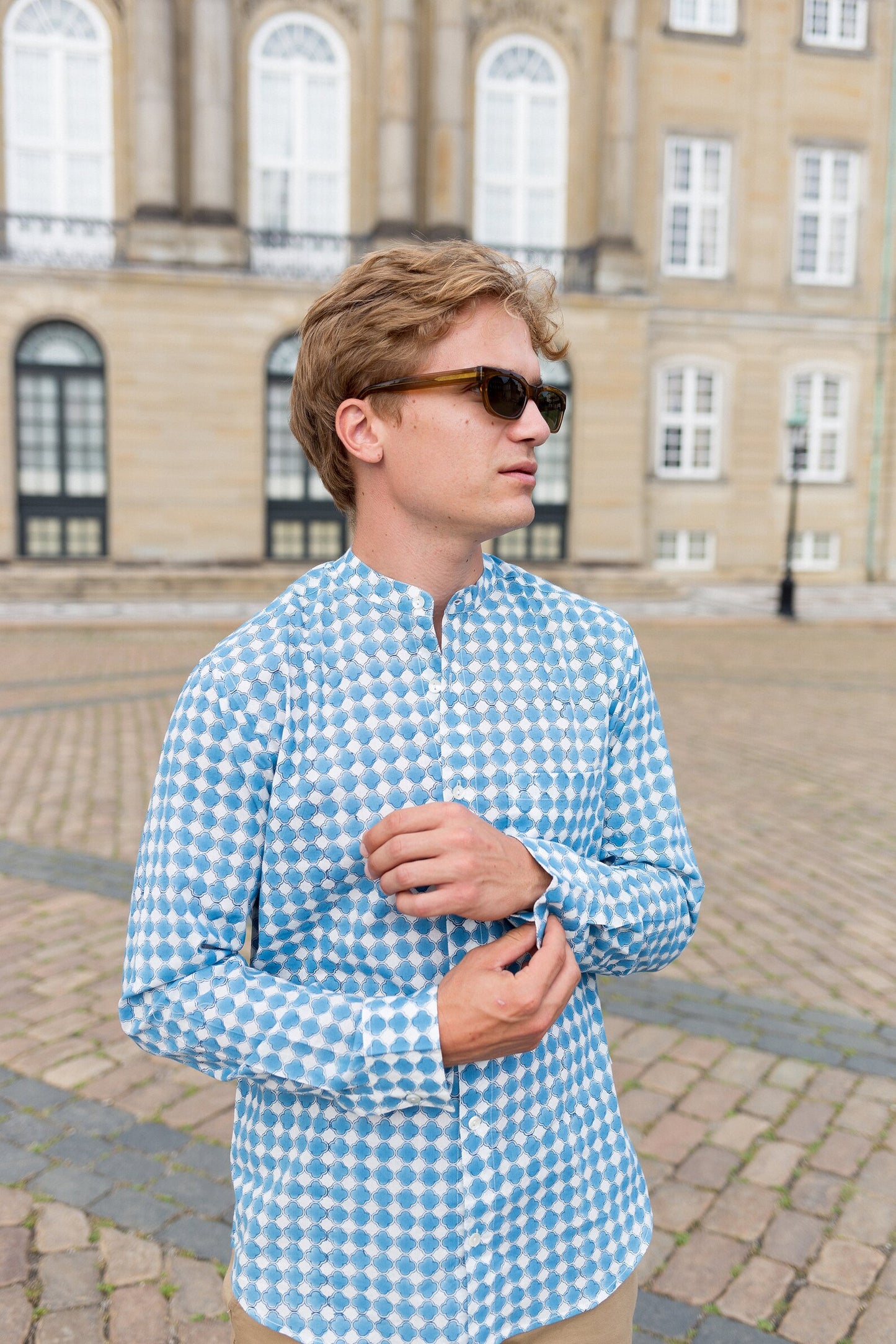 Handmade cotton printed full sleeve shirt Indian handmade shirt