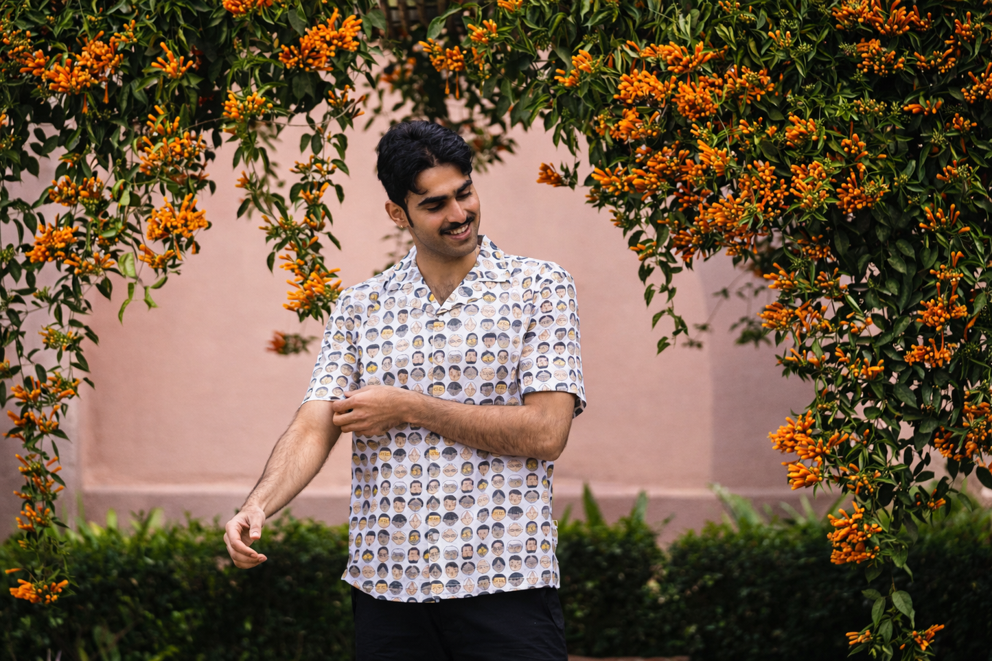 half sleeve Indian Hand Block Print Shirt Mood Mosaic Design Shirt 100% Cotton Fabric