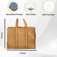 Cotton Hand Bag,Saffron Lotus Quilted Tote Bags, Women hand bags, Tote bags for Girls, Fashion Tote bags, Printed Tote Bags
