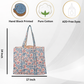 Cotton Hand Bag, Pastel Garden Elegance Tote Bags, Women hand bags, Tote bags for Girls, Fashion Tote bags, Printed Tote Bags