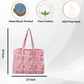 Cotton Hand Bag, Rosevine Blossom Tote Bags, Women hand bags, Tote bags for Girls, Fashion Tote bags, Printed Tote Bags