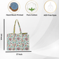 Awdhesh Kumar Meadow Vine Cotton Hand Block Printed Tote Bag for Women