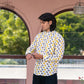 Full Sleeve Indian Hand Block Print Shirt Stylish Rhino – Casual Trendy Wear Shirt 100% Cotton Fabric