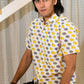 half sleeve Indian Hand Block Print Shirt  Trendy Elephant Print Casual Stylish Look Shirt 100% Cotton Fabric