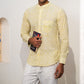 Full Sleeve Indian Hand Block Print Shirt Sunlit Floral Print Cotton Kurta Shirt 100% Cotton Fabric