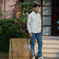 Full Sleeve Indian Hand Block Print Shirt Retro Ride Print Cotton Casual