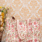 Awdhesh Kumar Blush Bloom Carryall Cotton Hand Block Printed Tote Bag for Women