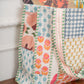 Awdhesh Kumar Mustard Floral Cotton Hand Block Printed Tote Bag for Women
