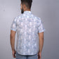 half sleeve Indian Hand Block Print Shirt Game of Line Blue Design Shirt 100% Cotton Fabric
