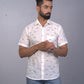half sleeve Indian Hand Block Print Shirt Naav Design Shirt 100% Cotton Fabric