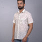 half sleeve Indian Hand Block Print Shirt Jungle Buti Design Shirt 100% Cotton Fabric