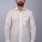 Full Sleeve Indian Hand Block Print Shirt Jungle Buti Design Shirt 100% Cotton Fabric