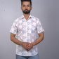 half sleeve Indian Hand Block Print Shirt Star Design Shirt 100% Cotton Fabric