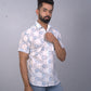 half sleeve Indian Hand Block Print Shirt Star Design Shirt 100% Cotton Fabric