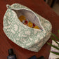 Awdhesh Kumar Soft Botanical Breeze Cotton Hand Block Printed Toiletry Bags for Women