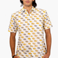 half sleeve Indian Hand Block Print Shirt  Trendy Elephant Print Casual Stylish Look Shirt 100% Cotton Fabric