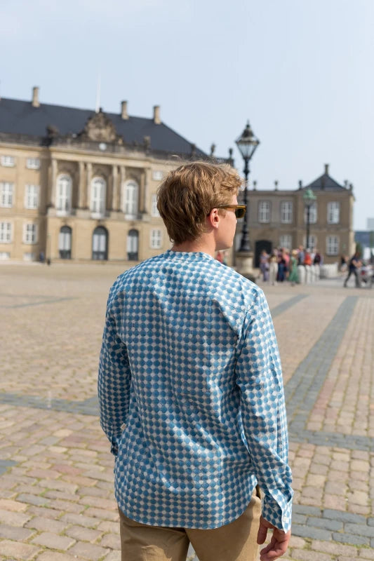 Handmade cotton printed full sleeve shirt Indian handmade shirt