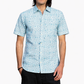 half sleeve Indian Hand Block Print Shirt Aqua Dot Print Casual Shirt – Fresh & Modern Style Shirt 100% Cotton Fabric