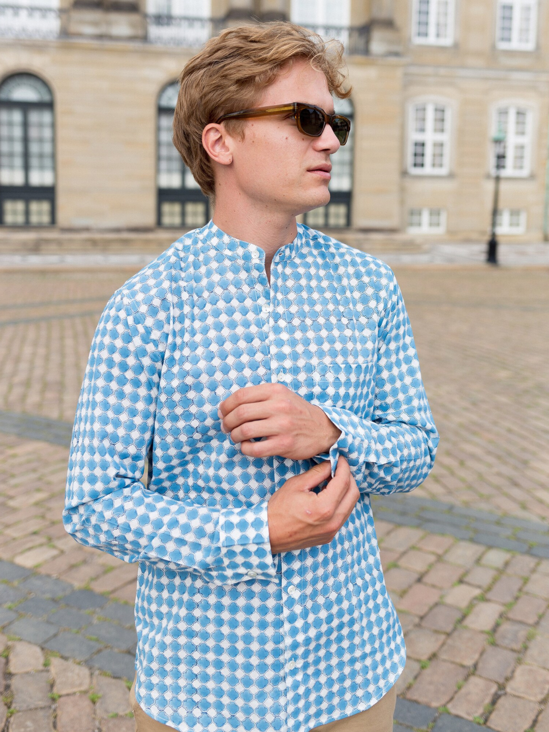 Handmade cotton printed full sleeve shirt Indian handmade shirt