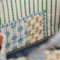 Botanical Patchwork Print Mosaic Tile Bag Cotton Hand Block Printed Tote Bag