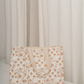 Awdhesh Kumar Rustic Flower Vine Cotton Hand Block Printed Tote Bag for Women