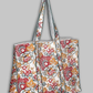 Cotton Hand Bag, Ivory Garden Heritage Tote Bags, Women hand bags, Tote bags for Girls, Fashion Tote bags, Printed Tote Bags
