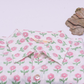 half sleeve Indian Pink Floral Buta Print Shirt Jharokha Design Shirt 100% Cotton Fabric