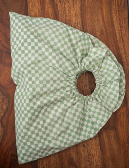 Soft Green Checkerboard Print HALO BAG