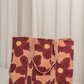 Awdhesh Kumar Vintage Crimson Cotton Hand Block Printed Tote Bag for Women