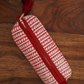 Rustic Red Geometric Print Pencil Pouch Cotton Hand Block Printed