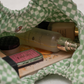 Soft Green Checkerboard Print HALO BAG