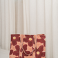 Awdhesh Kumar Vintage Crimson Cotton Hand Block Printed Tote Bag for Women