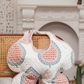 Decorative Quilted Floral Motif Floret Bag