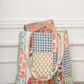 Vintage Garden Block Print Mosaic Tile Bag Cotton Hand Block Printed Tote Bag