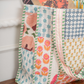 Vintage Garden Block Print Mosaic Tile Bag Cotton Hand Block Printed Tote Bag