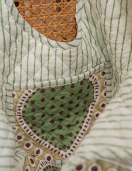 Traditional Floral Quilt Print Floret Bag