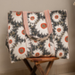Awdhesh Kumar Midnight Petal Glow Cotton Hand Block Printed Tote Bag for Women