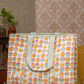 Awdhesh Kumar Pastel Character Pop Cotton Hand Block Printed Tote Bag for Women