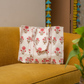 Awdhesh Kumar Repeating Blossom Cotton Hand Block Printed Tote Bag for Women