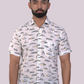 half sleeve Indian Hand Block Print Shirt Travel Explorer Design Shirt 100% Cotton Fabric