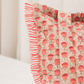 Rose Garden Mini Print Ruffle Tote Bag