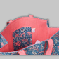 Cotton Hand Bag, Coral Bloom Quilted Tote Bags, Women hand bags, Tote bags for Girls, Fashion Tote bags, Printed Tote Bags