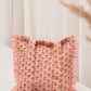Rose Garden Mini Print Ruffle Tote Bag