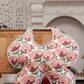 Blush Pink Poppy Floral Print Cushion Floret Bag