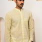 Full Sleeve Indian Hand Block Print Shirt Sunlit Floral Print Cotton Kurta Shirt 100% Cotton Fabric