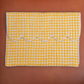 Mustard Jaali  Print Cotton Hand Block Printed Laptop Bag