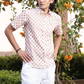 half sleeve Indian Hand Block Print Shirt Jaipur Soft Petal Pattern Shirt 100% Cotton Fabric