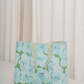 Awdhesh Kumar Ocean Bloom Cotton Hand Block Printed Tote Bag for Women