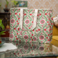 Awdhesh Kumar Rosevine Heritage Cotton Hand Block Printed Tote Bag for Women